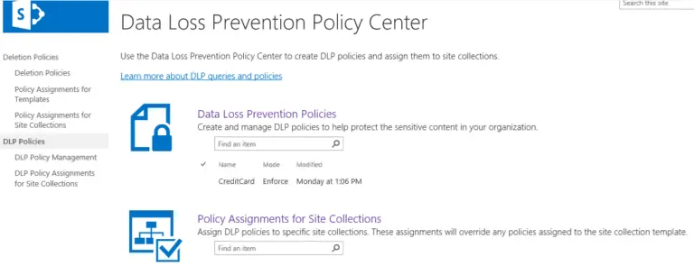 Data Loss Prevention