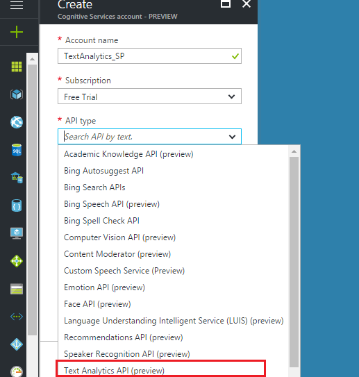 Azure Cognitive Services