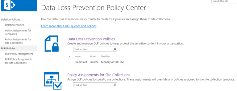 Data Loss Prevention