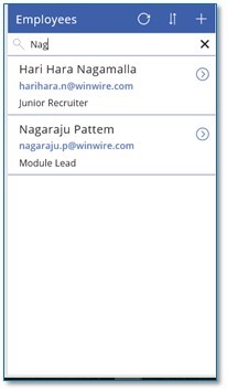 powerapps using sharepoint list