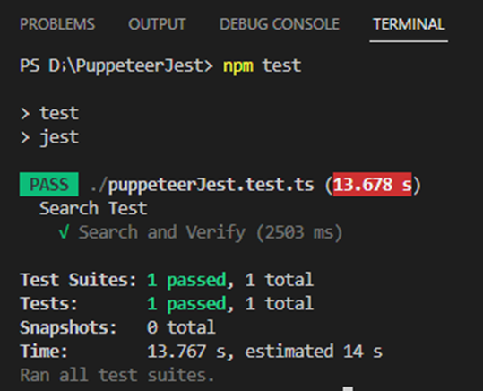 Automated Testing with Puppeteer
