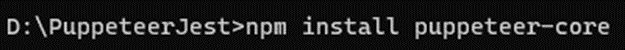 puppeteer core