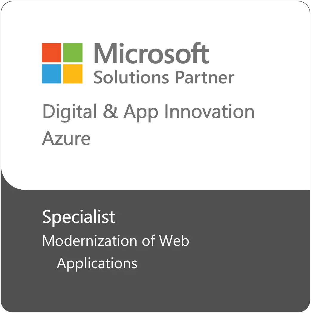 Microsoft Advanced Specialization Modernization of web applications