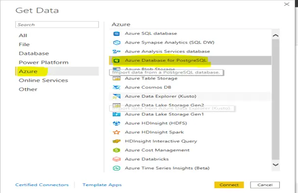 azure database for postgresSQL