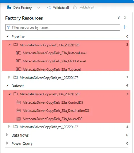 azure data factory ci cd pipeline