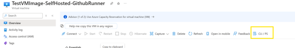 github runner